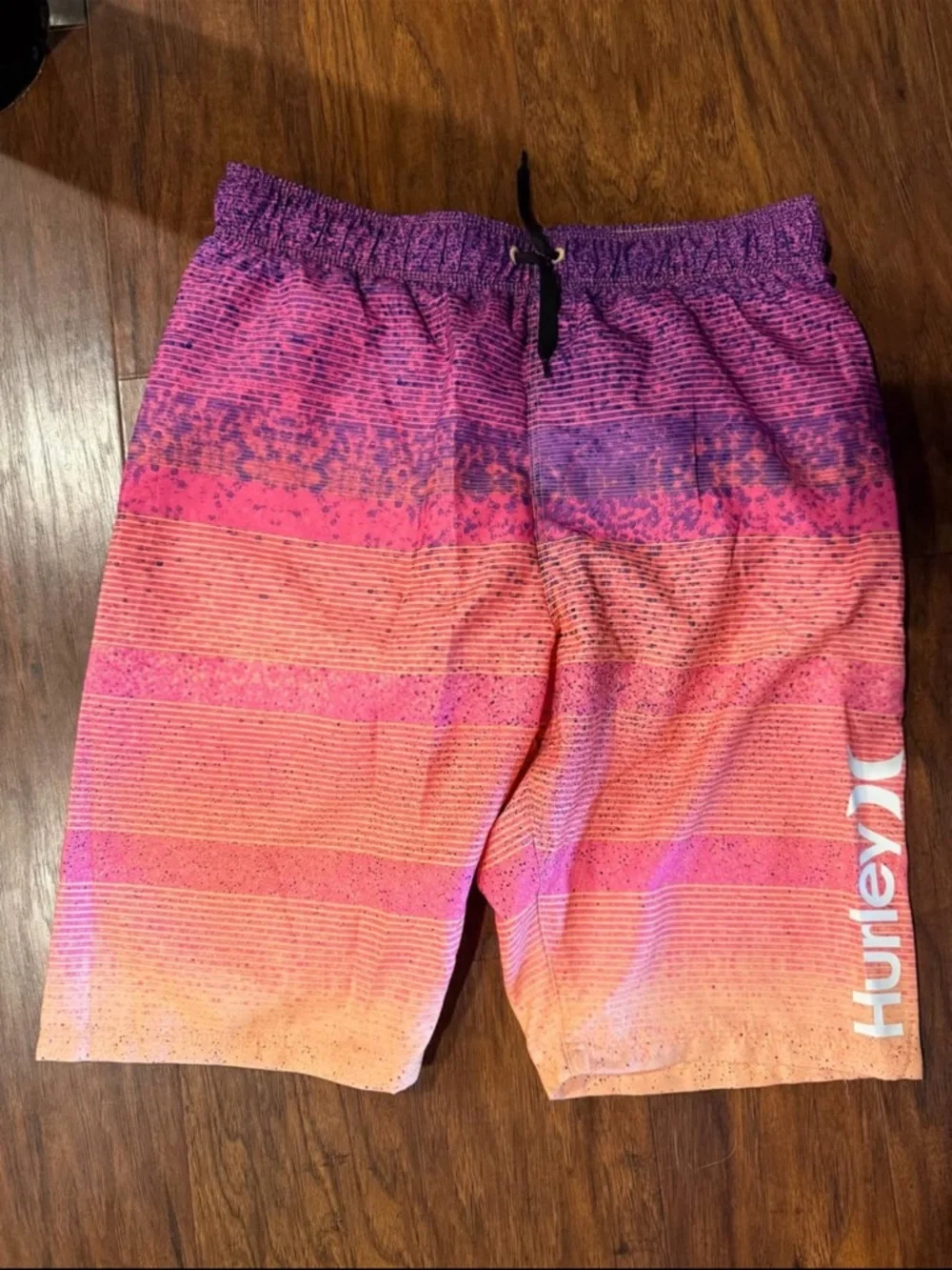 Hurley Pink Purple Orange Fade Board Shorts